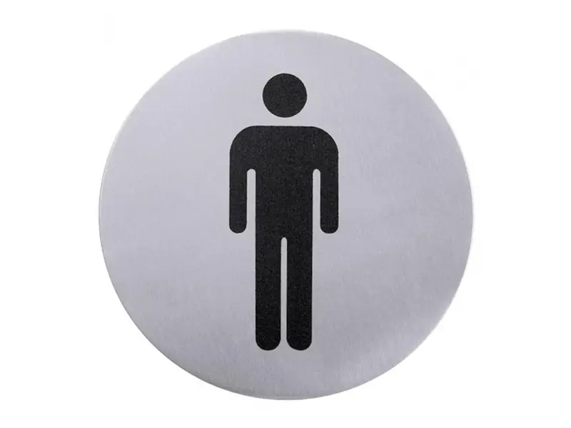 Bord herentoilet RVS 18/10 ø75 mm